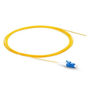LC/UPC Yellow SM 0.9mm 1M  pigtail LSZH